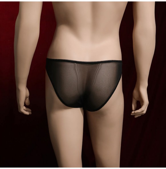 Feeetmoi - Men's Adjustable Sheer Underwear (Black)